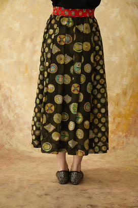 CONCHO PRINT SKIRT 詳細画像