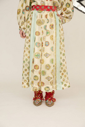 CONCHO PRINT SKIRT 詳細画像