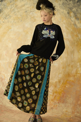 CONCHO PRINT SKIRT 詳細画像