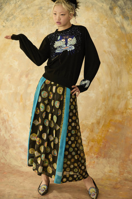 CONCHO PRINT SKIRT 詳細画像