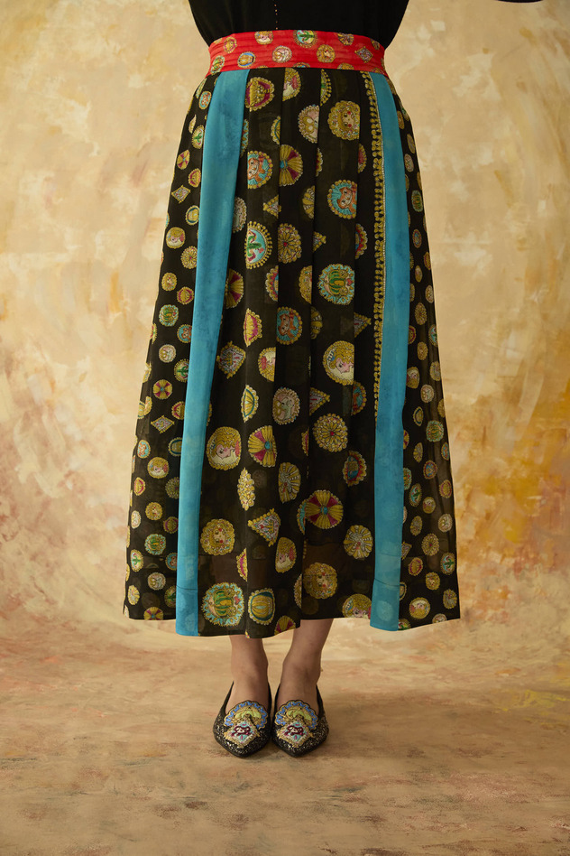 CONCHO PRINT SKIRT 詳細画像 red 10