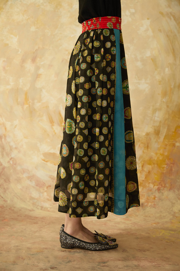 CONCHO PRINT SKIRT 詳細画像 red 14