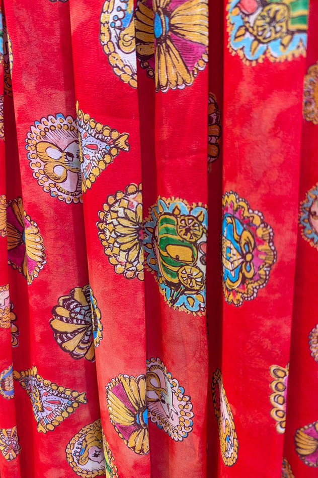 CONCHO PRINT SKIRT 詳細画像 red 17