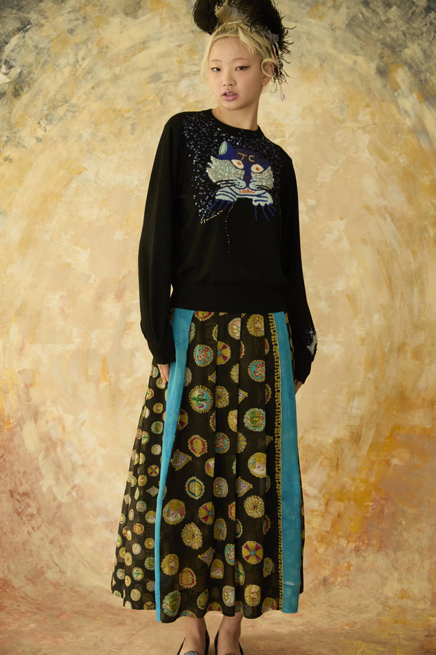 CONCHO PRINT SKIRT 詳細画像 red 22