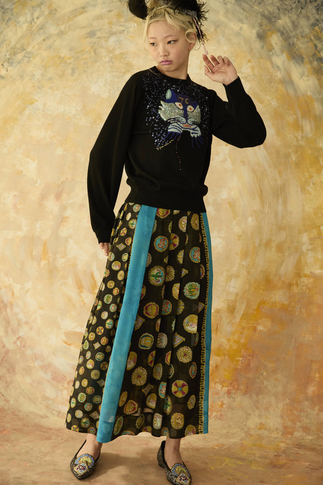 CONCHO PRINT SKIRT 詳細画像 red 24