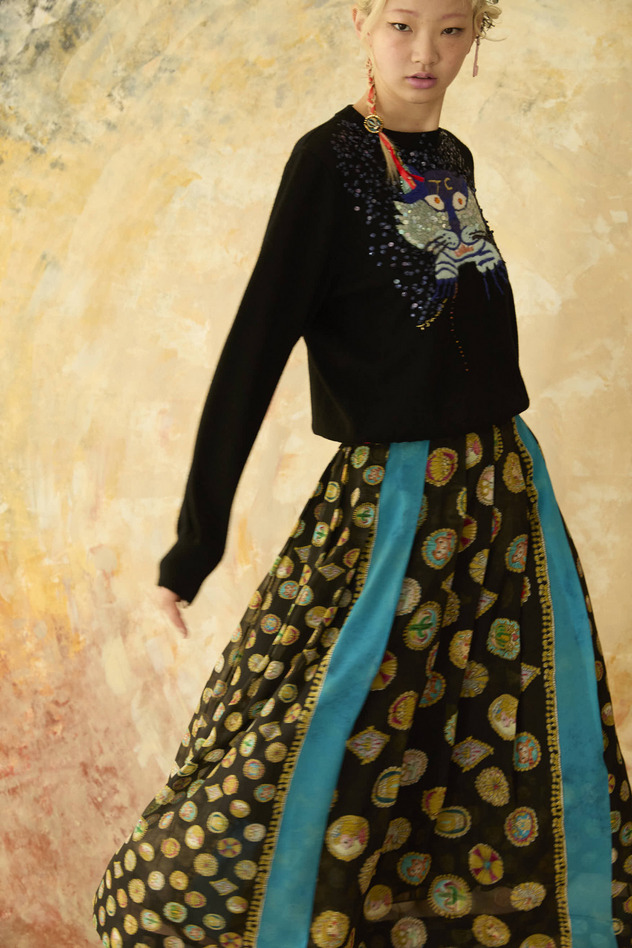 CONCHO PRINT SKIRT 詳細画像 red 25