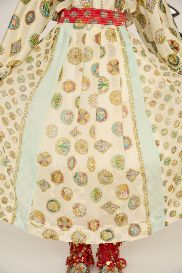 CONCHO PRINT SKIRT 詳細画像 red 4