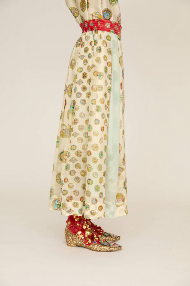 CONCHO PRINT SKIRT 詳細画像 red 8