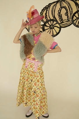 PEEK A BOO CORDUROY SKIRT 詳細画像