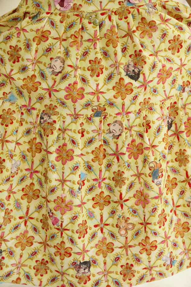 PEEK A BOO CORDUROY SKIRT 詳細画像 yellow 3