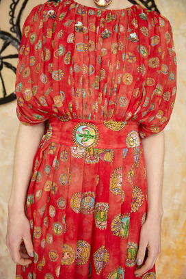 CONCHO PRINT DRESS 詳細画像