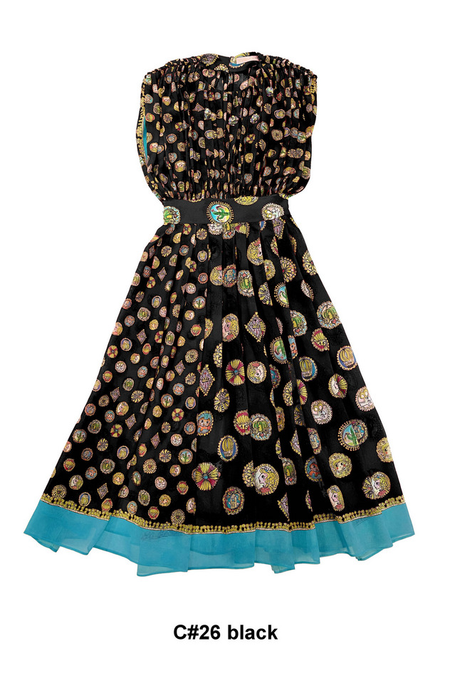 CONCHO PRINT DRESS 詳細画像 red 8