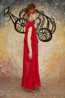 DOCKING SILK DRESS 詳細画像