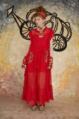 DOCKING SILK DRESS 詳細画像