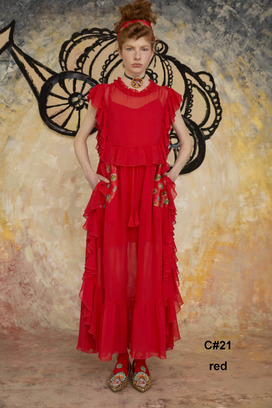 DOCKING SILK DRESS 詳細画像