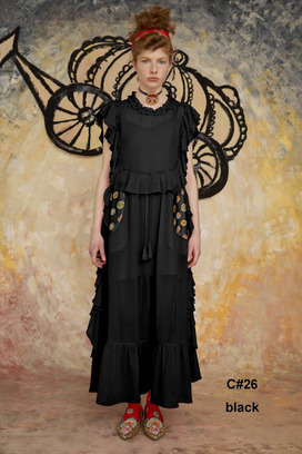 DOCKING SILK DRESS 詳細画像