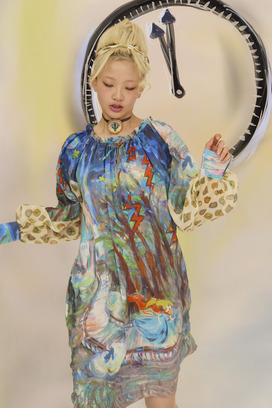 MIDNIGHT PRINCESS SILK DRESS 詳細画像