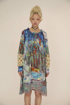 MIDNIGHT PRINCESS SILK DRESS 詳細画像