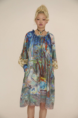 MIDNIGHT PRINCESS SILK DRESS 詳細画像