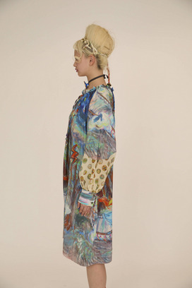 MIDNIGHT PRINCESS SILK DRESS 詳細画像