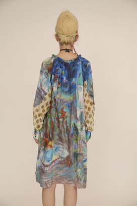 MIDNIGHT PRINCESS SILK DRESS 詳細画像