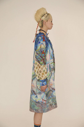 MIDNIGHT PRINCESS SILK DRESS 詳細画像