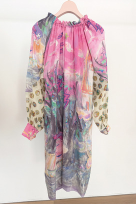 MIDNIGHT PRINCESS SILK DRESS 詳細画像