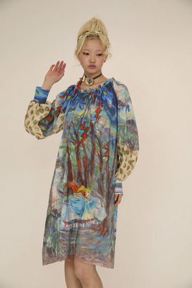 MIDNIGHT PRINCESS SILK DRESS 詳細画像