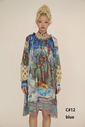 MIDNIGHT PRINCESS SILK DRESS 詳細画像