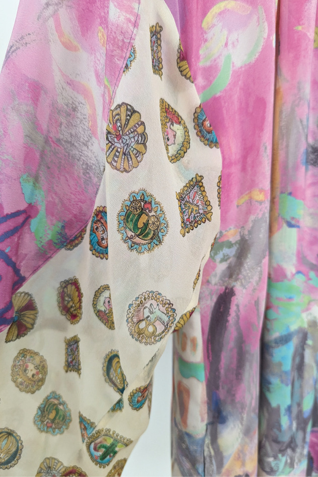 MIDNIGHT PRINCESS SILK DRESS 詳細画像 pink 19