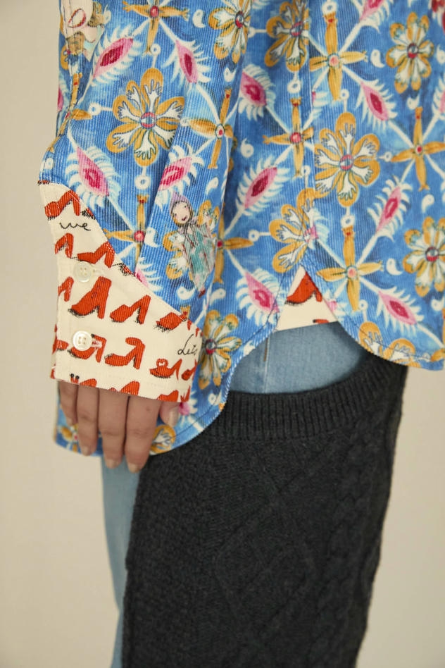 PEEK A BOO CORDUROY SHIRTS 詳細画像 yellow 11