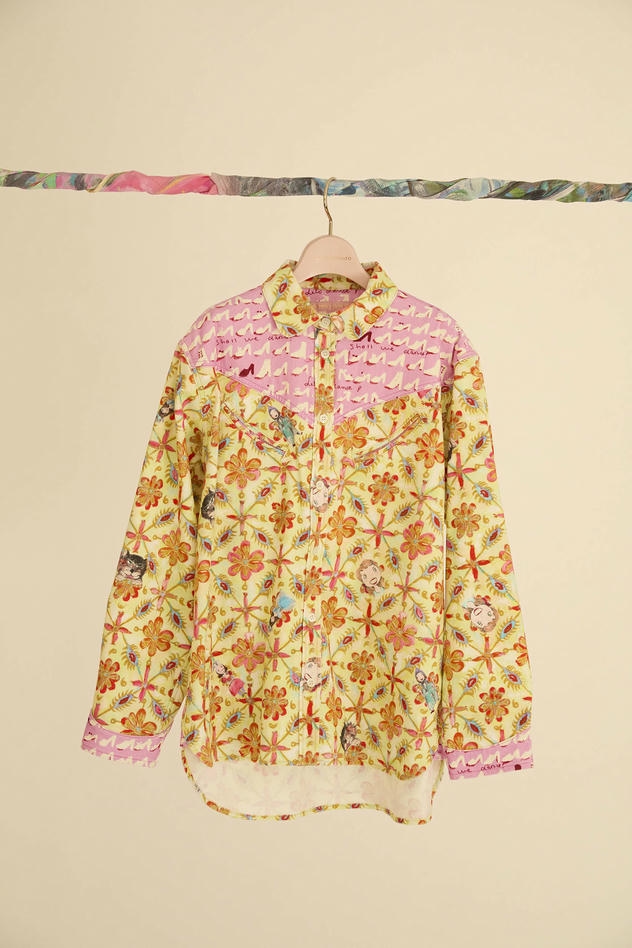 PEEK A BOO CORDUROY SHIRTS 詳細画像 yellow 12