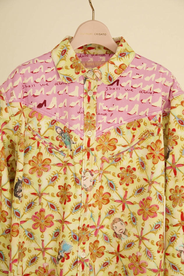 PEEK A BOO CORDUROY SHIRTS 詳細画像 yellow 13
