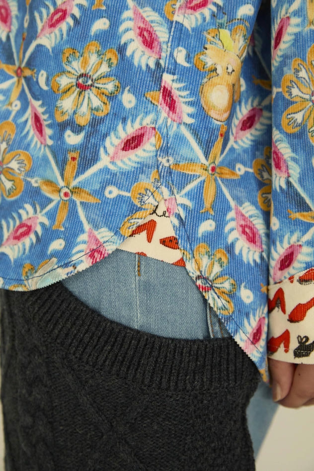 PEEK A BOO CORDUROY SHIRTS 詳細画像 yellow 8