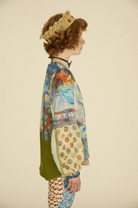 MIDNIGHT PRINCESS SILK BLOUSE 詳細画像