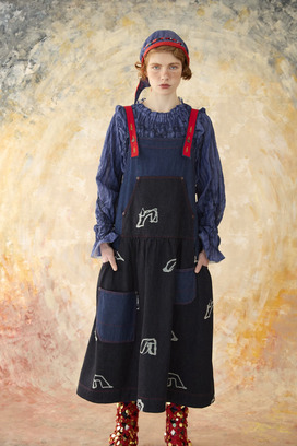 GLASS SLIPPERS JQ DENIM DRESS