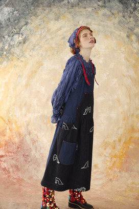 GLASS SLIPPERS JQ DENIM DRESS 詳細画像