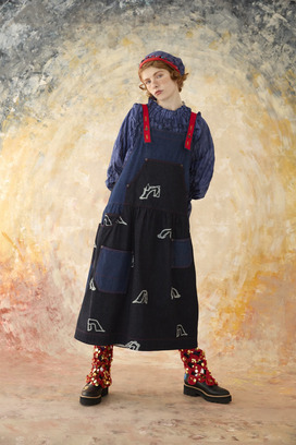 GLASS SLIPPERS JQ DENIM DRESS 詳細画像