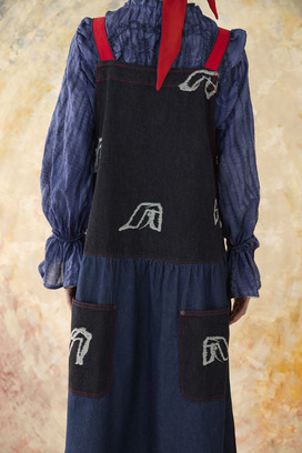 GLASS SLIPPERS JQ DENIM DRESS 詳細画像