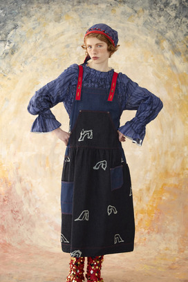 GLASS SLIPPERS JQ DENIM DRESS 詳細画像