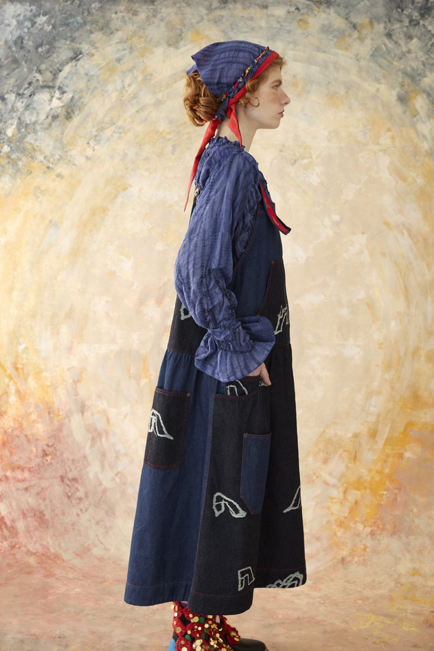 GLASS SLIPPERS JQ DENIM DRESS 詳細画像 navy 6