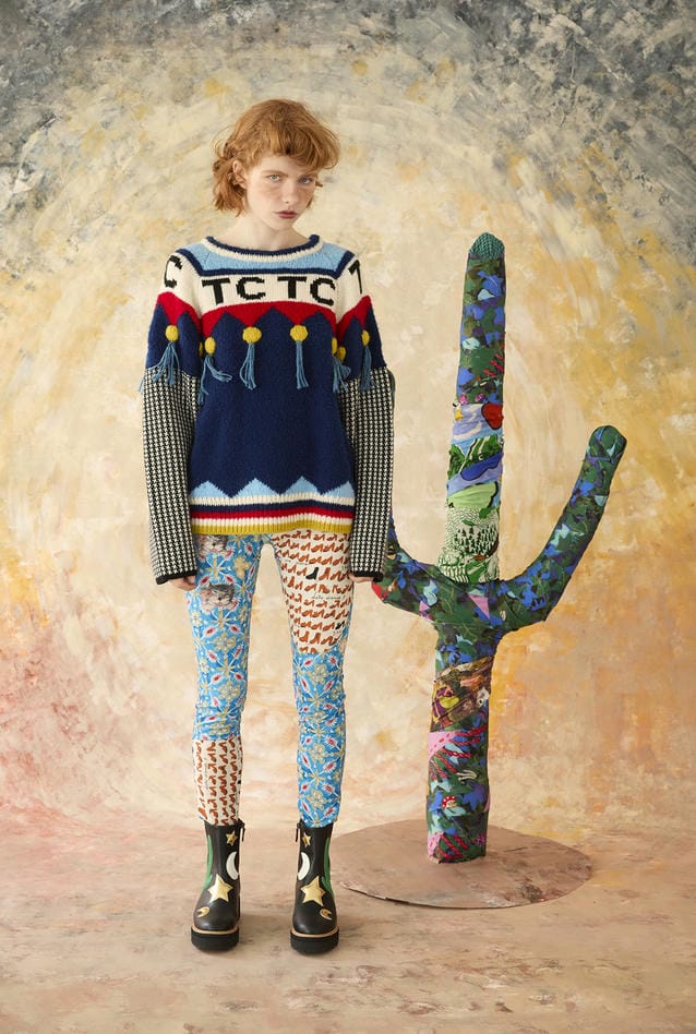 PEEK A BOO PRINT JERSEY PANTS 詳細画像 yellow 6