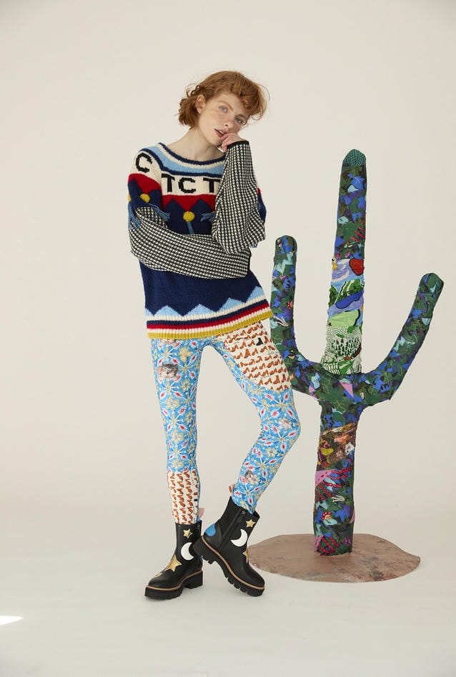 PEEK A BOO PRINT JERSEY PANTS 詳細画像 yellow 8