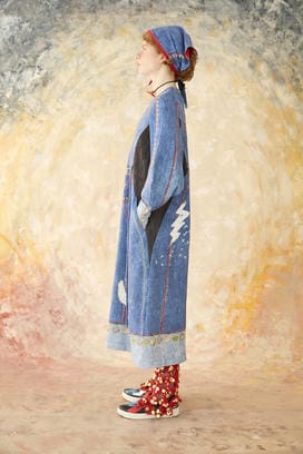 TROMPE-L'OEIL DENIM PRINT DRESSS 詳細画像