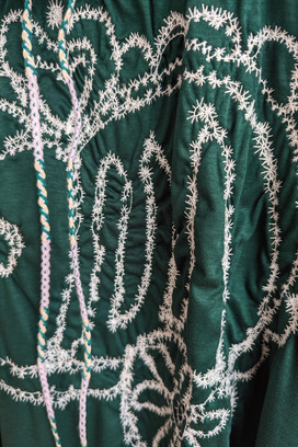 SHIRRING EMBROIDERY DRESS 詳細画像