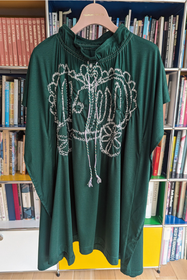 SHIRRING EMBROIDERY DRESS 詳細画像 off white 9