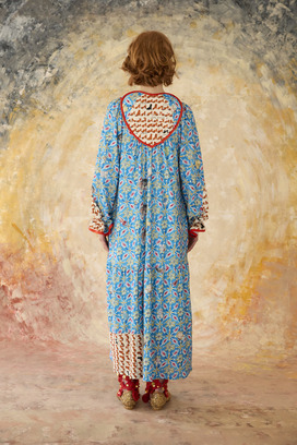 PEEK A BOO PRINT JERSEY DRESS 詳細画像