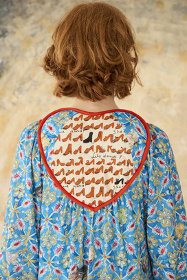 PEEK A BOO PRINT JERSEY DRESS 詳細画像