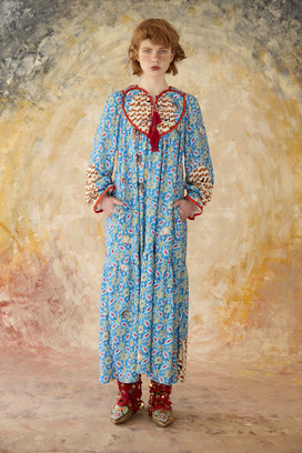 PEEK A BOO PRINT JERSEY DRESS 詳細画像