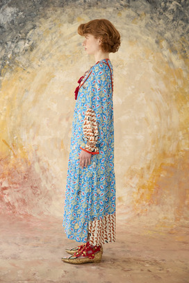 PEEK A BOO PRINT JERSEY DRESS 詳細画像